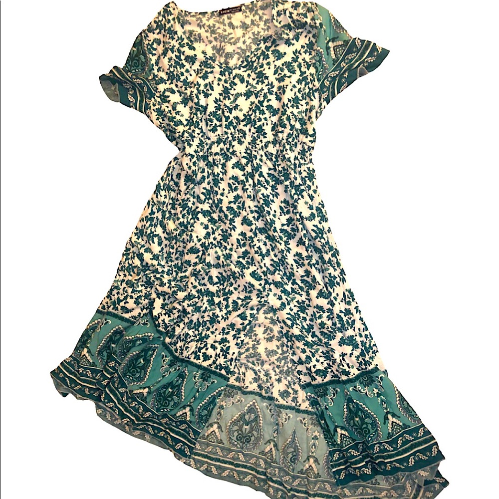 Flowy floral dress
